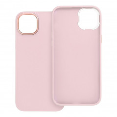 Apple iPhone 14 Plus Coque FRAME Élégant  Rose poudré