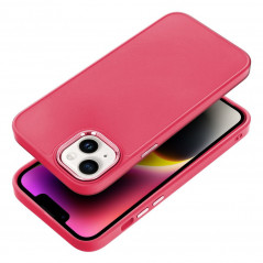 Apple iPhone 14 Plus Coque FRAME Élégant  Magenta
