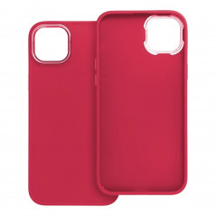 Apple iPhone 14 Plus Coque FRAME Élégant  Magenta