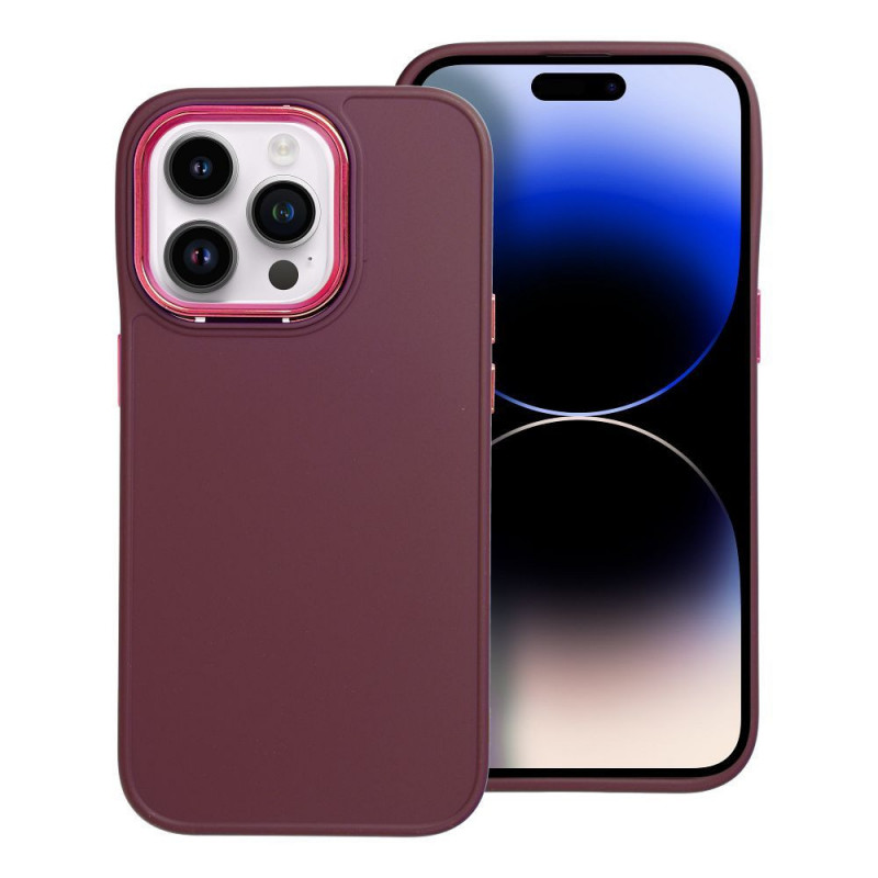 Apple iPhone 14 Pro Coque FRAME Élégant  Violet (Purple)