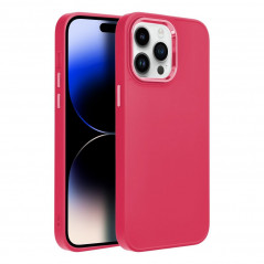 Apple iPhone 14 Pro Max Coque FRAME Élégant  Magenta
