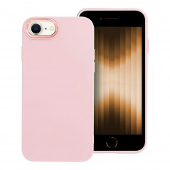 Apple iPhone SE 2022 5G Coque FRAME Élégant  Rose poudré
