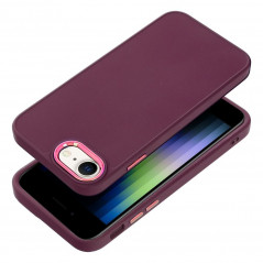 Apple iPhone SE 2022 5G Coque FRAME Élégant  Violet (Purple)