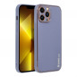Apple iPhone 14 Pro Max Coque Leather Bleu