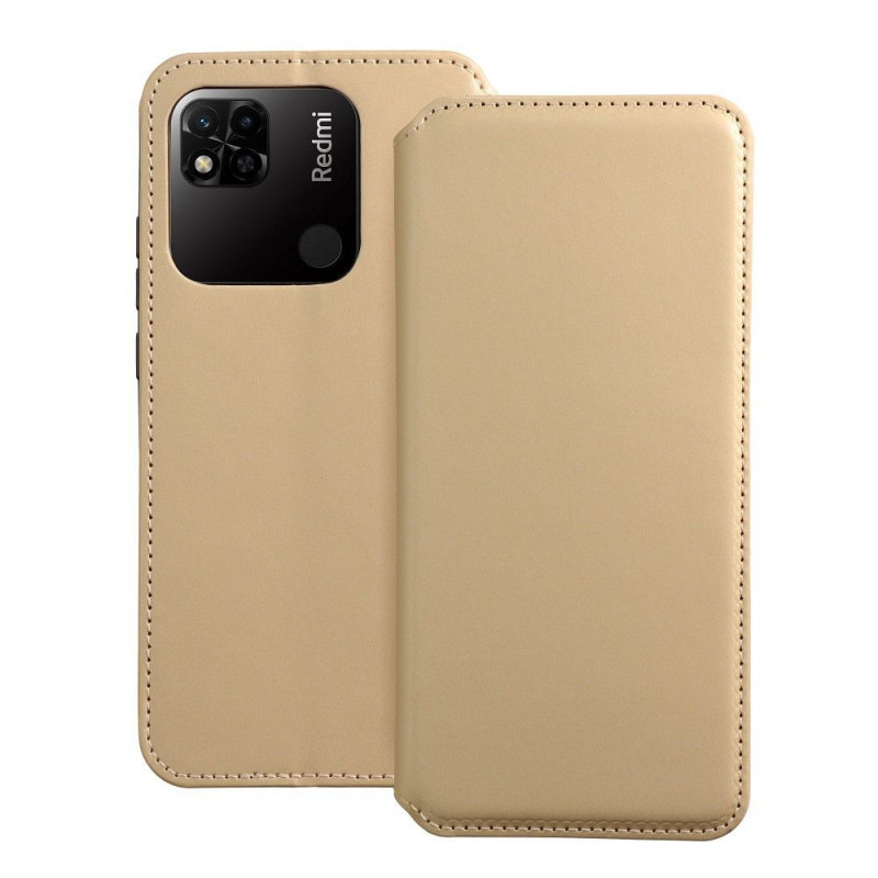 XIAOMI Redmi 10A Portefeuilles Dual Pocket book Or 