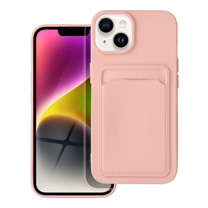Apple iPhone 14 Coque Card Rose