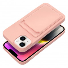 Apple iPhone 14 Coque Card Rose