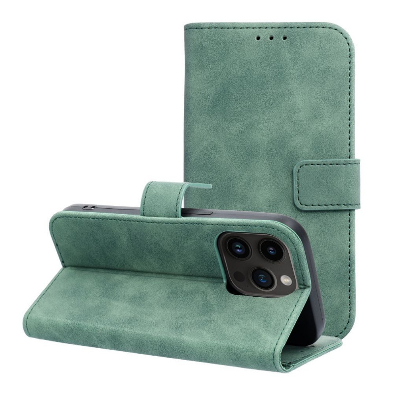 Apple iPhone 14 Pro Portefeuilles TENDER Book Vert