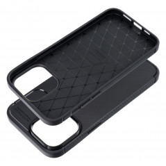 Apple iPhone 14 Pro Max Coque Carbon premium Élégant  Noir