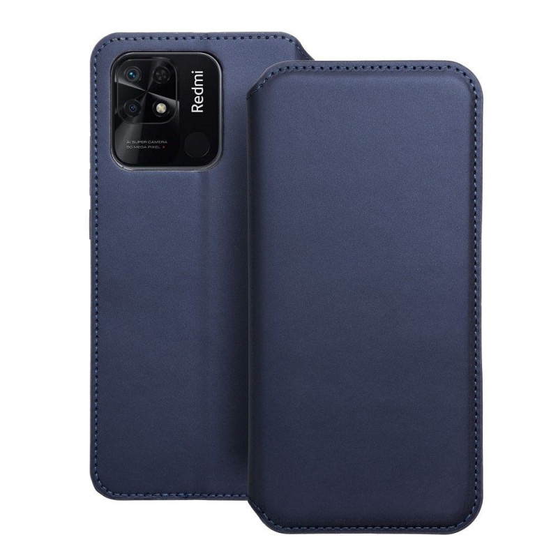 XIAOMI Redmi 10C Portefeuilles Dual Pocket book Marine 