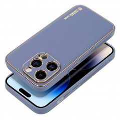 Apple iPhone 14 Pro Coque Leather Bleu