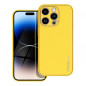 Apple iPhone 14 Pro Coque Leather Jaune