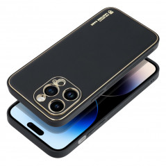 Apple iPhone 14 Pro Max Coque Leather Noir