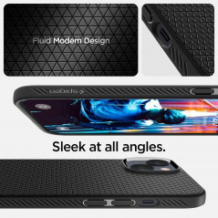 Apple iPhone 14 Coque Spigen  Liquid Air Noir mat