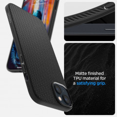 Apple iPhone 14 Coque Spigen  Liquid Air Noir mat