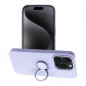 Apple iPhone 15 Pro Coque Silicone ring Violet (Violet)