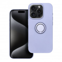 Apple iPhone 15 Pro Coque Silicone ring Violet (Violet)