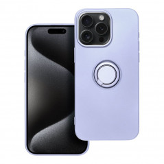Apple iPhone 15 Pro Max Coque Silicone ring Violet (Violet)