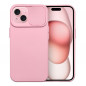 Apple iPhone 15 Coque Slide Rose clair