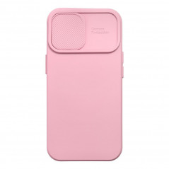 Apple iPhone 15 Coque Slide Rose clair