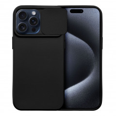 Apple iPhone 15 Pro Max Coque Slide Noir