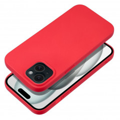 Apple iPhone 15 Coque Soft Rouge