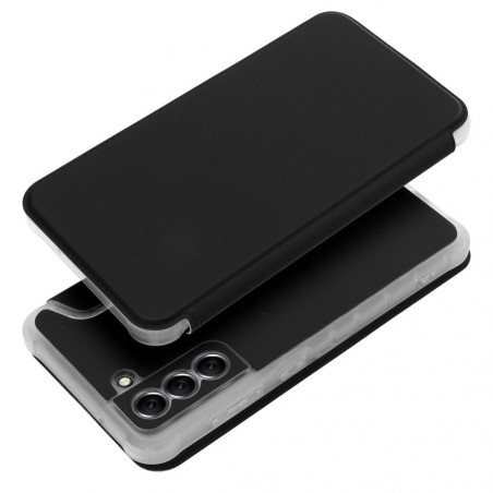 Samsung Galaxy S21 FE 5G Portefeuilles Piano Book Noir