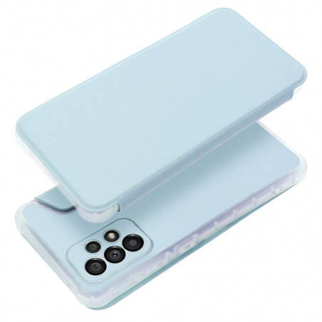 Samsung Galaxy A52s 5G Portefeuilles Piano Book Bleu clair