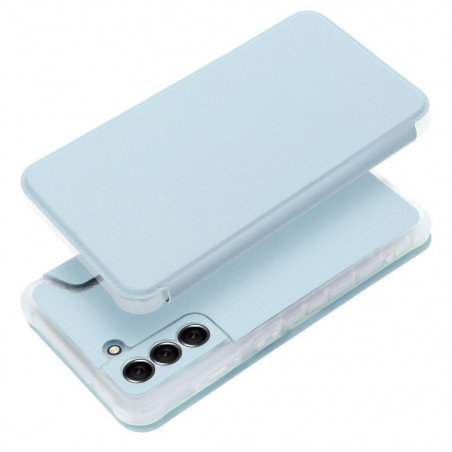 Samsung Galaxy S21 FE 5G Portefeuilles Piano Book Bleu clair