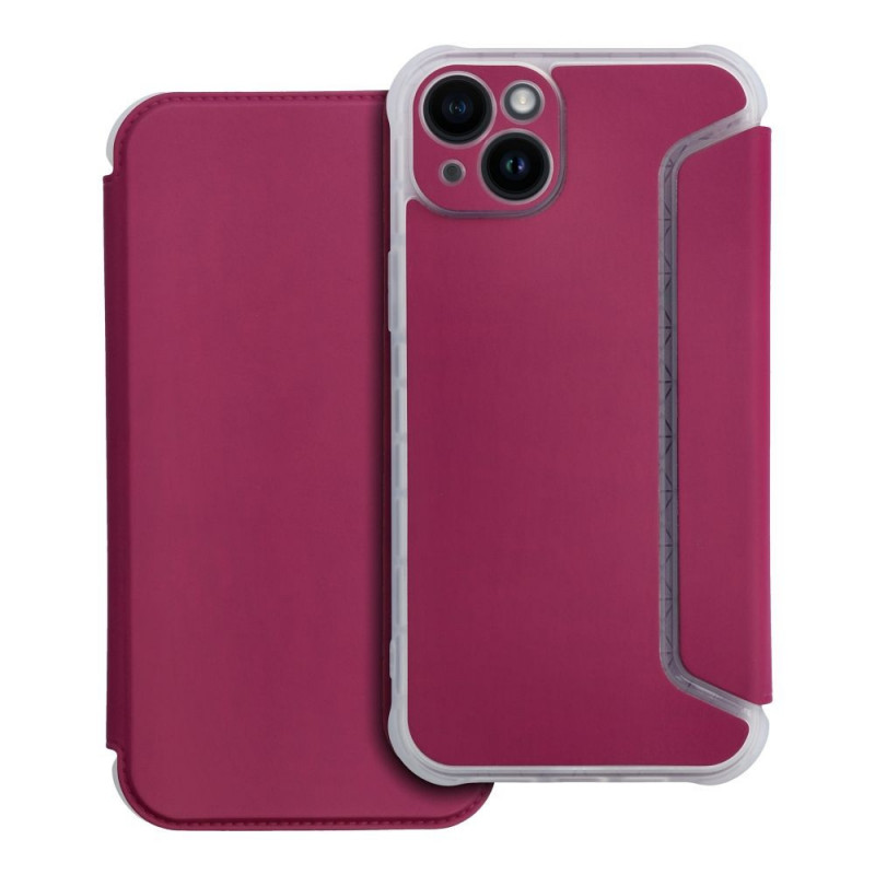 Apple iPhone 14 Plus Portefeuilles Piano Book Magenta