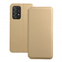 Samsung Galaxy A52 LTE Portefeuilles Dual Pocket book Or 
