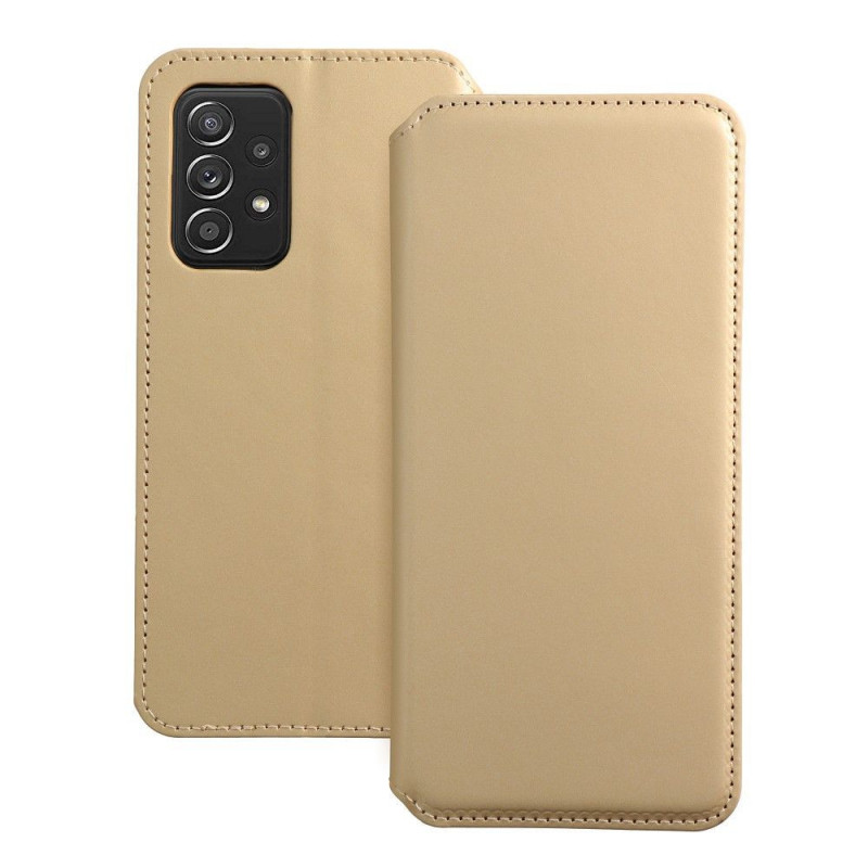 Samsung Galaxy A52s 5G Portefeuilles Dual Pocket book Or 