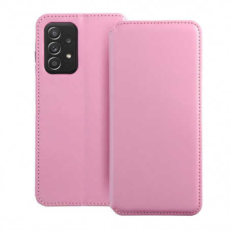 Samsung Galaxy A52 5G Portefeuilles Dual Pocket book Rose clair 