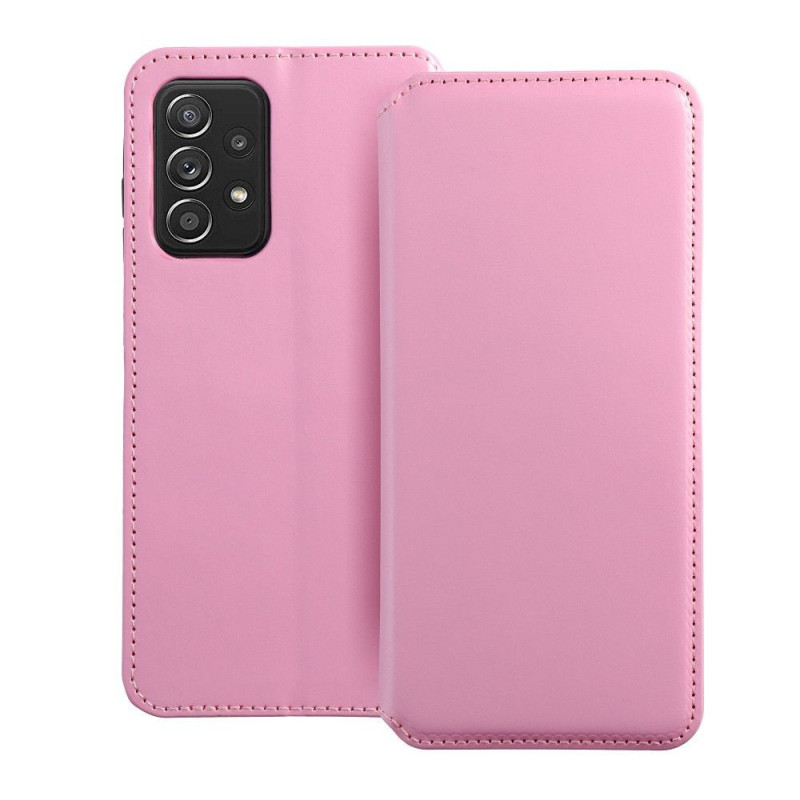 Samsung Galaxy A52s 5G Portefeuilles Dual Pocket book Rose clair 