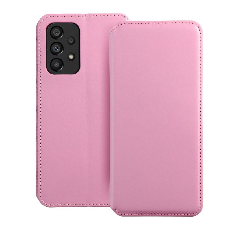 Samsung Galaxy A53 5G Portefeuilles Dual Pocket book Rose clair 