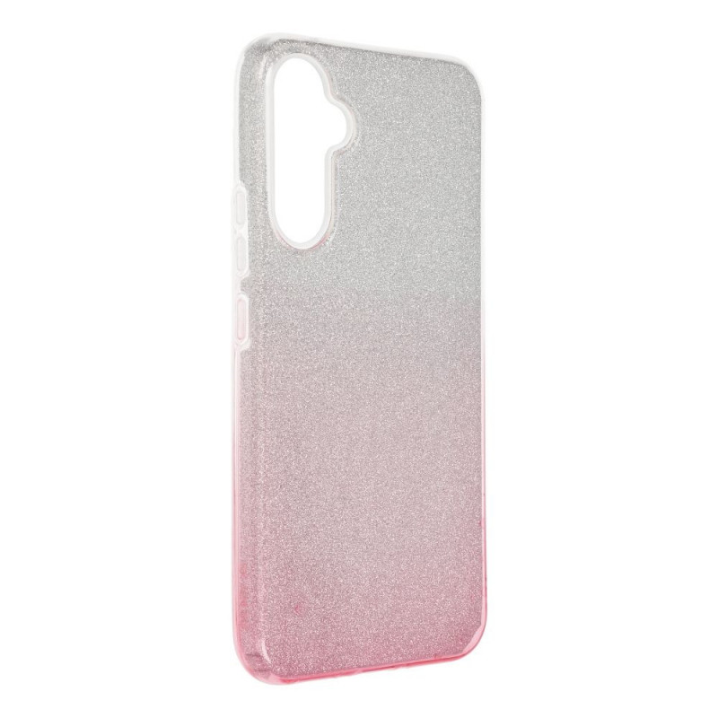 Samsung Galaxy A34 Coque Shining Transparent et rose