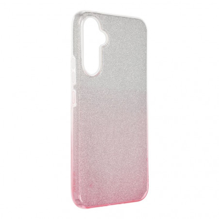 Samsung Galaxy A34 Coque Shining Transparent et rose