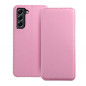 Samsung Galaxy S21 FE 5G Portefeuilles Dual Pocket book Rose clair 