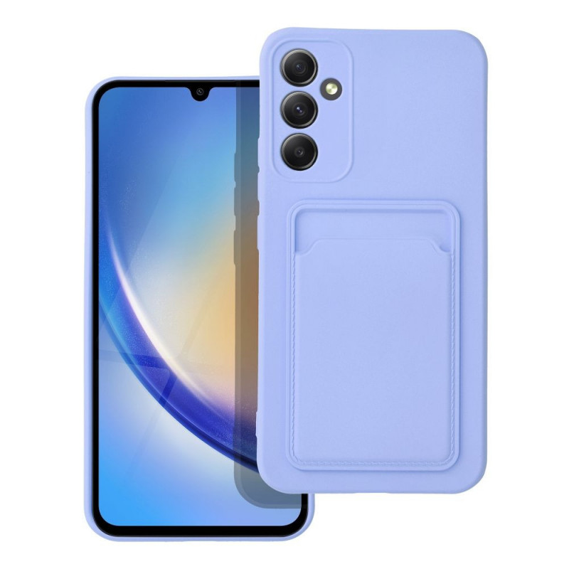 Samsung Galaxy A34 Coque Card Violet (Violet)