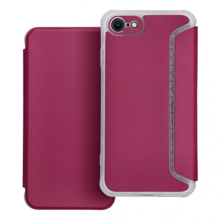 Apple iPhone SE 2022 5G Portefeuilles Piano Book Magenta