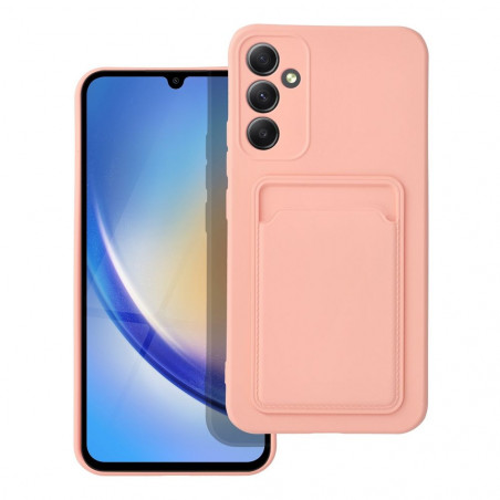 Samsung Galaxy A34 Coque Card Rose