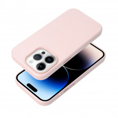 Apple iPhone 11 Coque Leather Mag Cover Élégant  MagSAFE  Rose sable