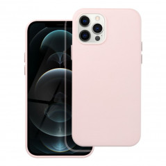 Apple iPhone 12 Pro Coque Leather Mag Cover Élégant  MagSAFE  Rose sable