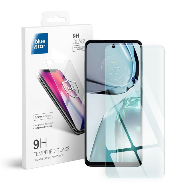 Motorola Moto G62 5G Verre trempé Blue Star 9H Transparent 