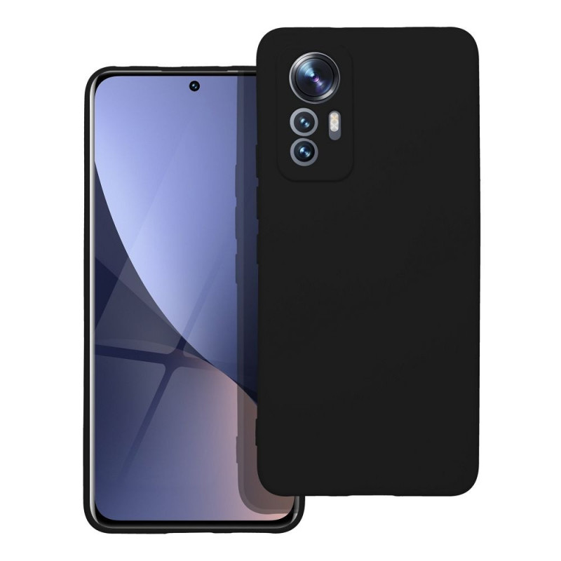 XIAOMI 12 Lite Coque Silicone Élégant  Noir