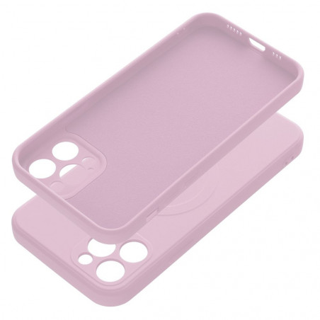 Apple iPhone 11 Pro Coque Silicone Mag Cover MagSAFE  Rose