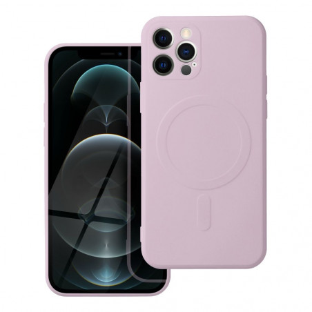 Apple iPhone 12 Pro Coque Silicone Mag Cover MagSAFE  Rose