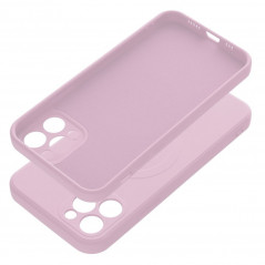Apple iPhone 12 Pro Coque Silicone Mag Cover MagSAFE  Rose