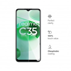 realme C35 Verre trempé Blue Star 9H Transparent 
