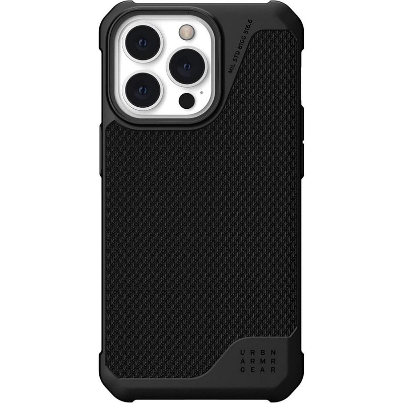 Apple iPhone 13 Pro Coque Urban Armor Gear Metropolis LT Étui haut de gamme  Noir kevlar